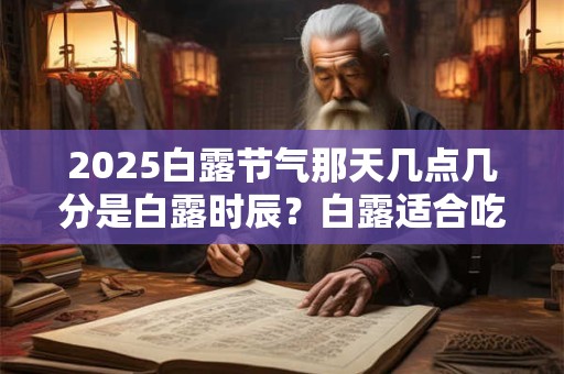 2025白露节气那天几点几分是白露时辰?白露适合吃什么? 2025白露节气那天几点几分是白露时辰?白露适合吃什么?