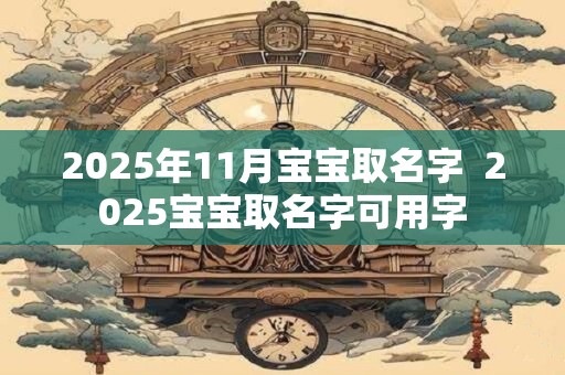 2025年11月宝宝取名字  2025宝宝取名字可用字