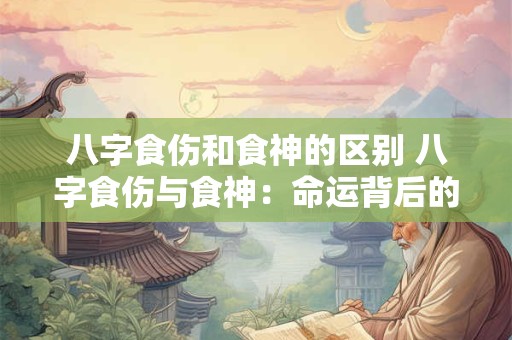 八字食伤和食神的区别 八字食伤与食神：命运背后的神秘力量