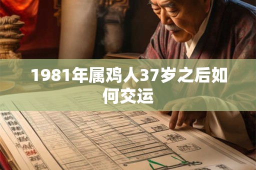 1981年属鸡人37岁之后如何交运