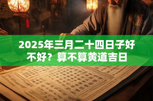 2025年三月二十四日子好不好？算不算黄道吉日