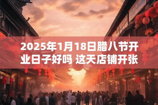2025年1月18日腊八节开业日子好吗 这天店铺开张好不好