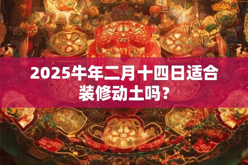 2025牛年二月十四日适合装修动土吗？