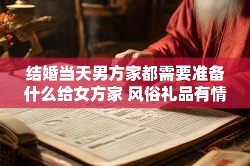 结婚当天男方家都需要准备什么给女方家 风俗礼品有情义