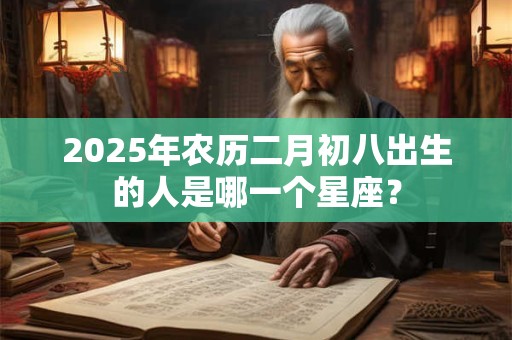 2025年农历二月初八出生的人是哪一个星座？