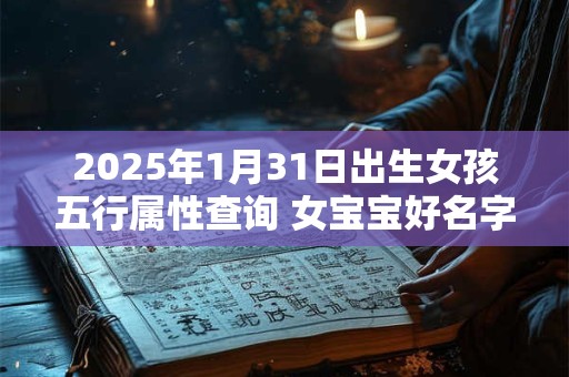 2026年1月31日出生女孩五行属性查询 女宝宝好名字合集