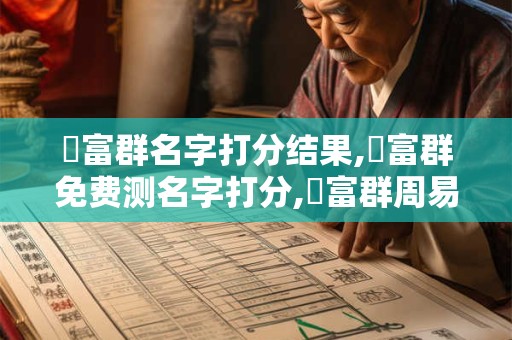 許富群名字打分结果,許富群免费测名字打分,許富群周易免费测名字打分
