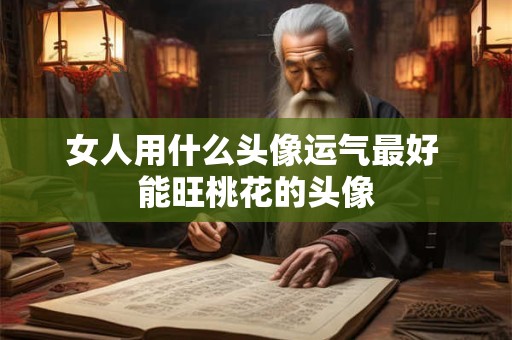 女人用什么头像运气最好 能旺桃花的头像