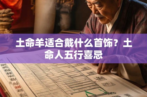 土命羊适合戴什么首饰？土命人五行喜忌