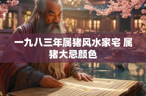 一九八三年属猪风水家宅 属猪大忌颜色