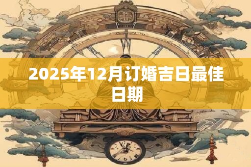 2025年12月订婚吉日最佳日期 2025年12月订婚吉日最佳日期