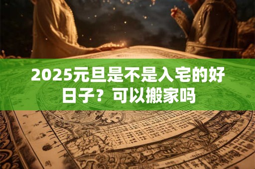 2025元旦是不是入宅的好日子？可以搬家吗