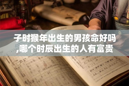 子时猴年出生的男孩命好吗,哪个时辰出生的人有富贵命？