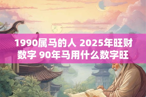 1990属马的人 2025年旺财数字 90年马用什么数字旺财