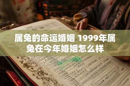 属兔的命运婚姻 1999年属兔在今年婚姻怎么样