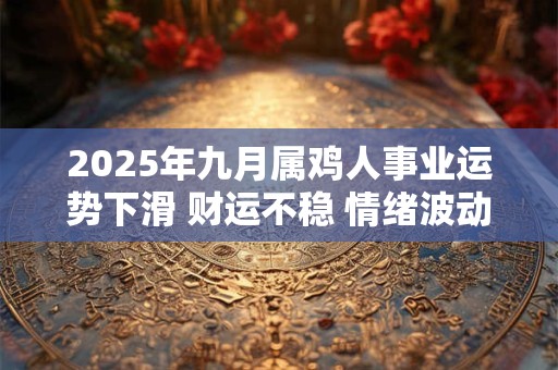 2025年九月属鸡人事业运势下滑 财运不稳 情绪波动较大