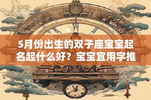 5月份出生的双子座宝宝起名起什么好？宝宝宜用字推荐