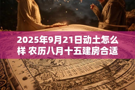 2025年9月21日动土怎么样 农历八月十五建房合适吗