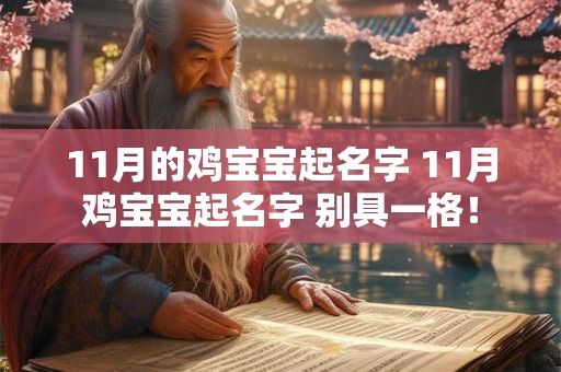 11月的鸡宝宝起名字 11月鸡宝宝起名字 别具一格！