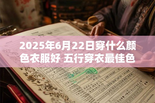 2025年6月22日穿什么颜色衣服好 五行穿衣最佳色