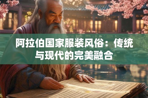 阿拉伯国家服装风俗:传统与现代的完美融合 阿拉伯国家服装风俗:传统与现代的完美融合