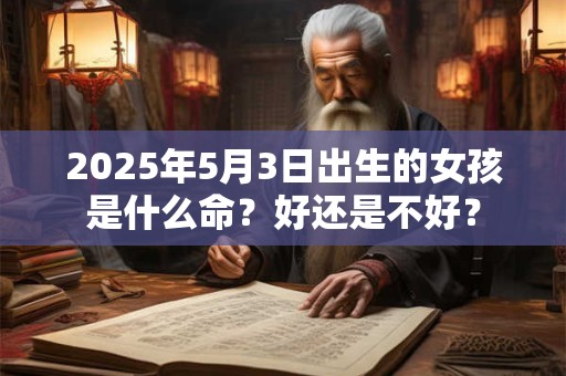 2026年5月3日出生的女孩是什么命?好还是不好? 2026年5月3日出生的女孩是什么命?好还是不好?