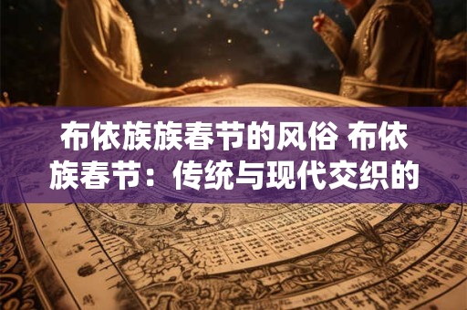 布依族族春节的风俗 布依族春节：传统与现代交织的民族狂欢
