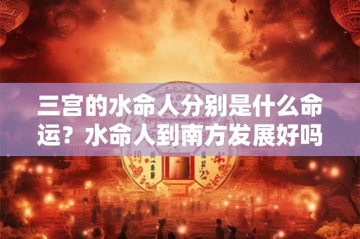 三宫的水命人分别是什么命运？水命人到南方发展好吗？