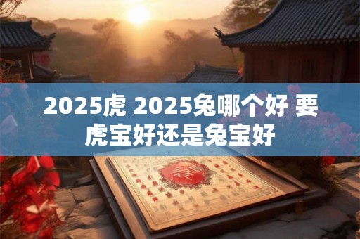 2025虎 2025兔哪个好 要虎宝好还是兔宝好