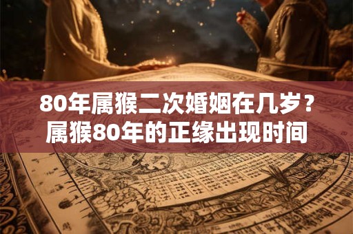 80年属猴二次婚姻在几岁?属猴80年的正缘出现时间 80年属猴二次婚姻在几岁?属猴80年的正缘出现时间