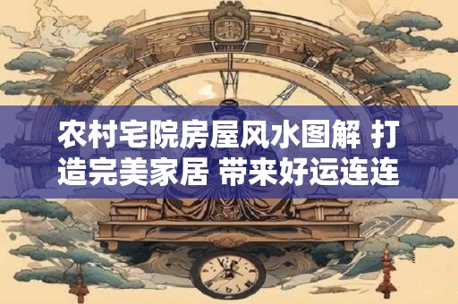 农村宅院房屋风水图解 打造完美家居 带来好运连连！