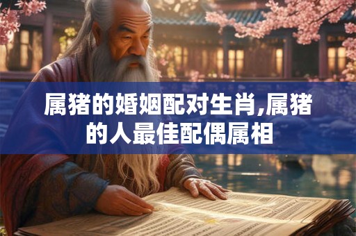 属猪的婚姻配对生肖,属猪的人最佳配偶属相