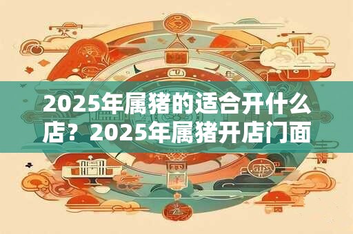 2025年属猪的适合开什么店？2025年属猪开店门面朝向