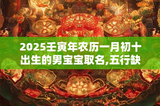 2025壬寅年农历一月初十出生的男宝宝取名,五行缺啥