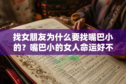 找女朋友为什么要找嘴巴小的？嘴巴小的女人命运好不好？