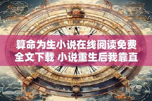 算命为生小说在线阅读免费全文下载 小说重生后我靠直播算命养家糊口