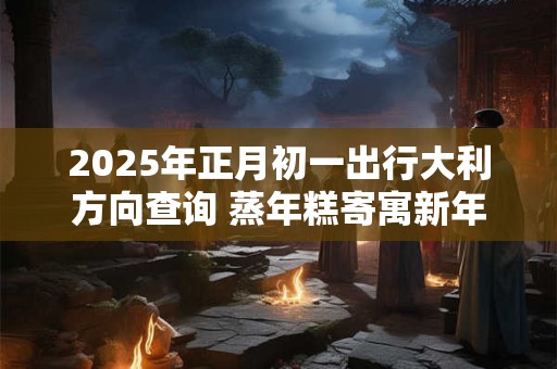 2025年正月初一出行大利方向查询 蒸年糕寄寓新年发财