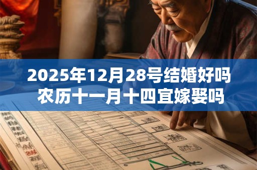 2025年12月28号结婚好吗 农历十一月十四宜嫁娶吗