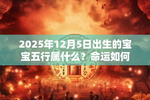2026年12月5日出生的宝宝五行属什么？命运如何