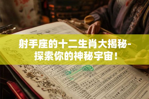 射手座的十二生肖大揭秘- 探索你的神秘宇宙！