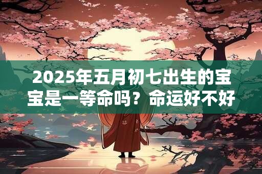 2025年五月初七出生的宝宝是一等命吗？命运好不好？