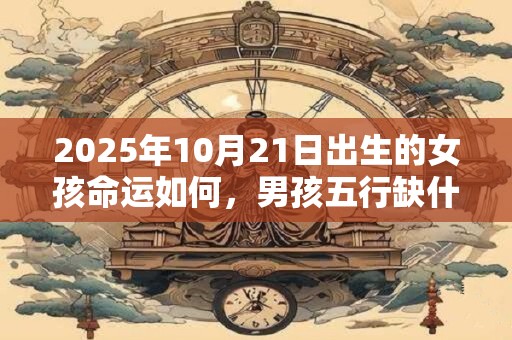 2025年10月21日出生的女孩命运如何，男孩五行缺什么