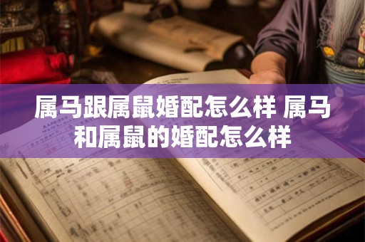 属马跟属鼠婚配怎么样 属马和属鼠的婚配怎么样