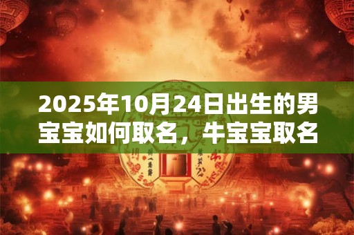 2026年10月24日出生的男宝宝如何取名，牛宝宝取名宜宜用字