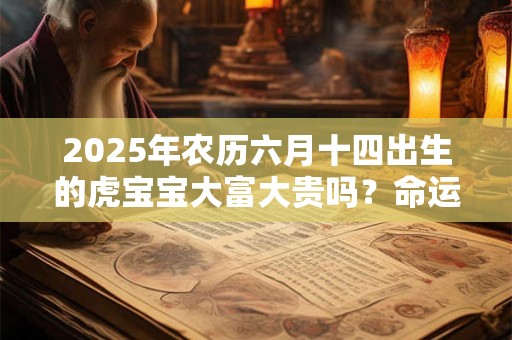 2025年农历六月十四出生的虎宝宝大富大贵吗？命运如何？