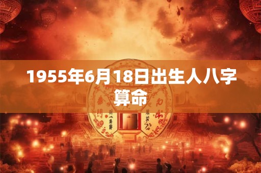 1955年6月18日出生人八字算命