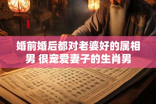 婚前婚后都对老婆好的属相男 很宠爱妻子的生肖男