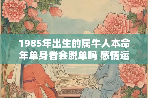 1985年出生的属牛人本命年单身者会脱单吗 感情运势如何