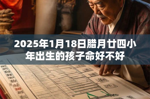 2025年1月18日腊月廿四小年出生的孩子命好不好