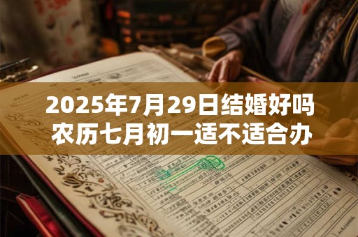 2025年7月29日结婚好吗 农历七月初一适不适合办酒席